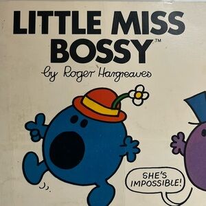 Rare 1983 Kids Little Miss Bossy By Roger Hargreaves